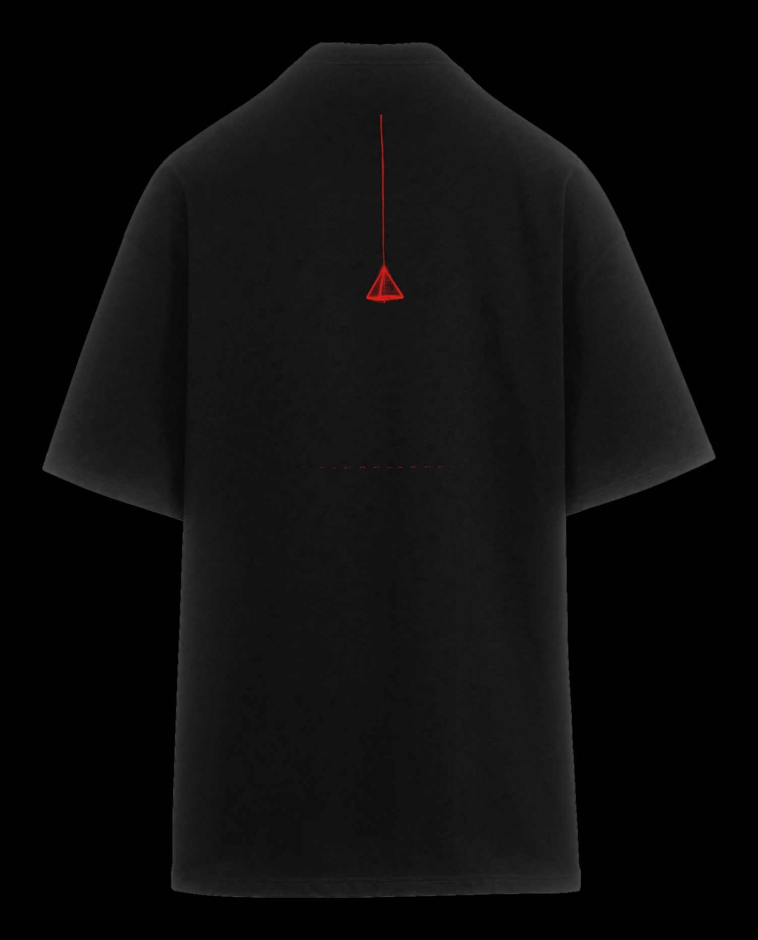 Polera oversize Axis I, espalda