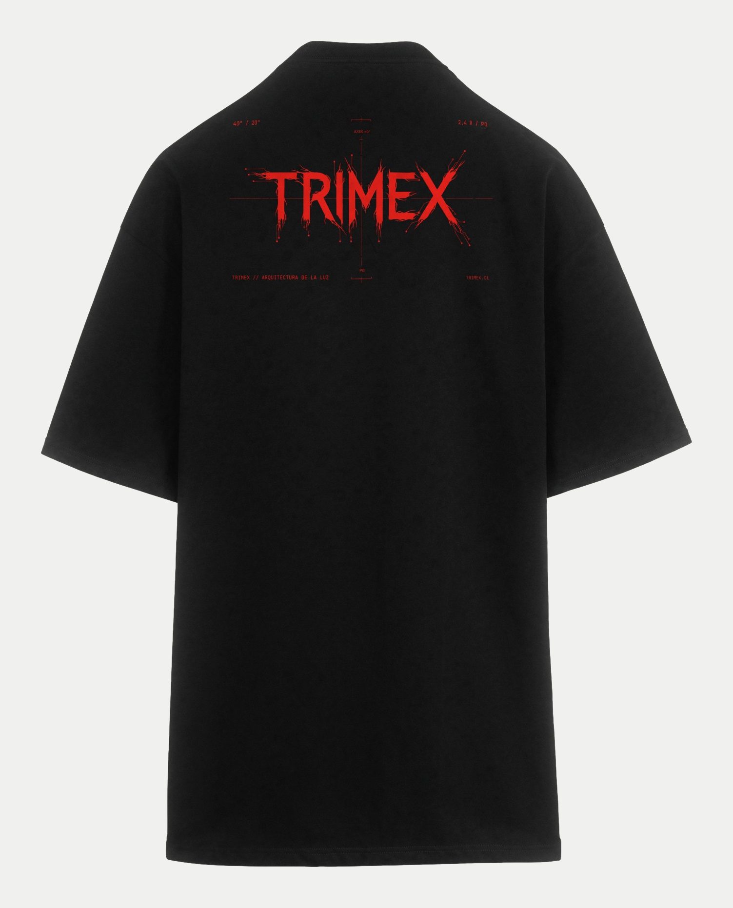 Polera oversize Cyber, espalda