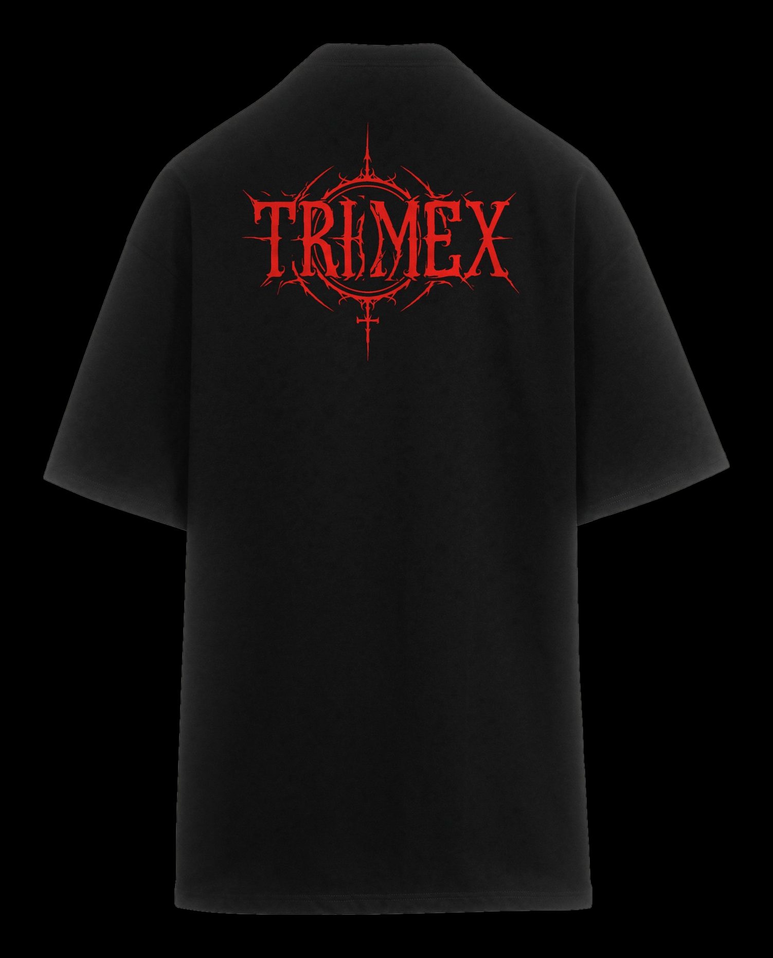 Polera oversize Void, espalda