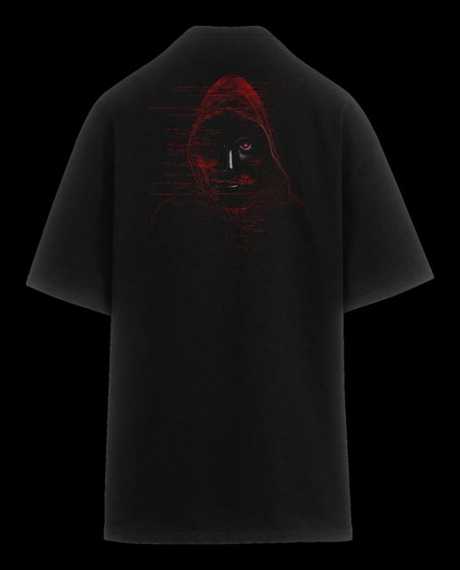 Polera oversize Máscara Negra