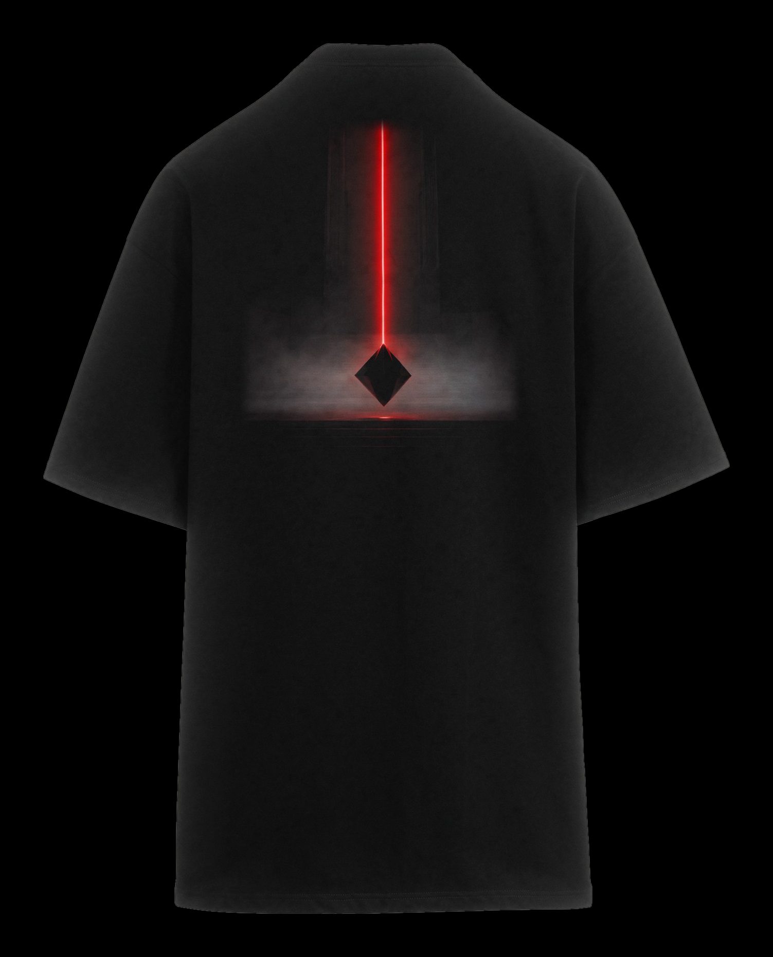 Polera oversize Monolito, espalda