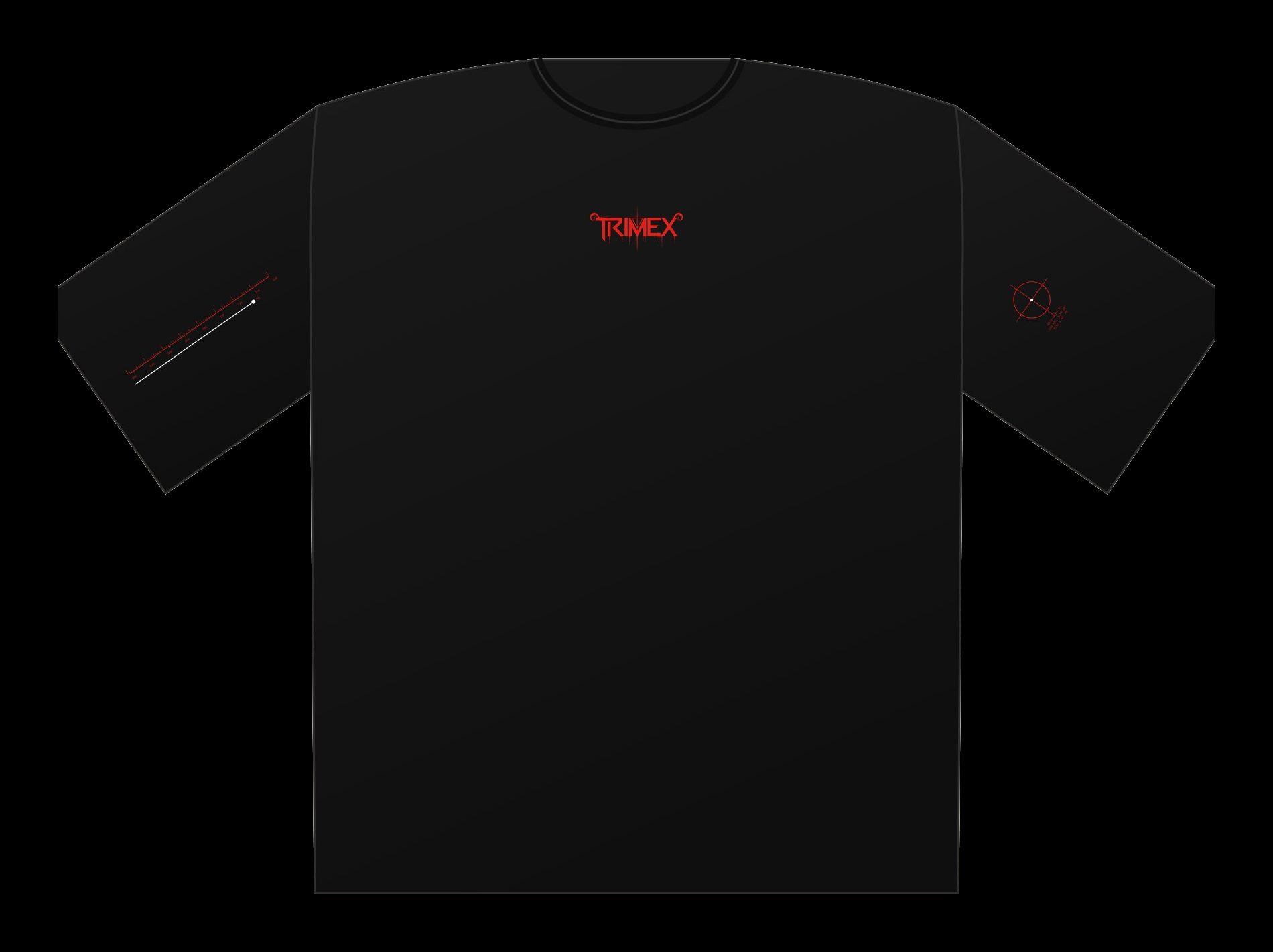 Plano de Polera oversize Ojos, frente
