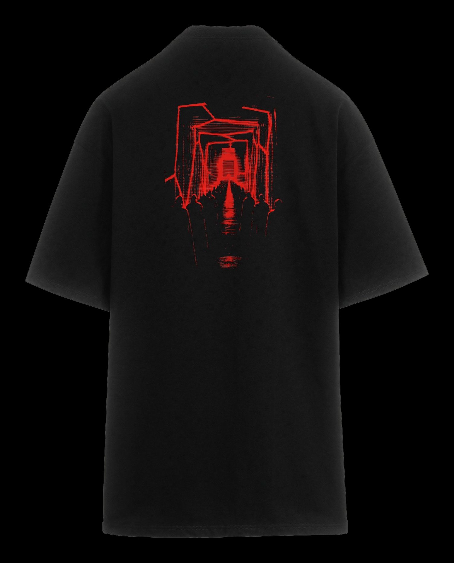 Polera oversize Portal I, espalda