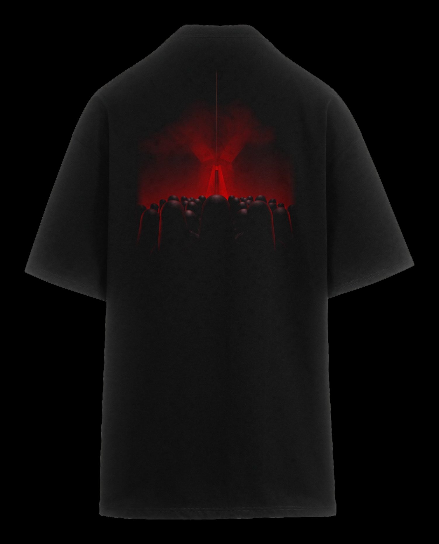 Polera oversize Procesión II, espalda