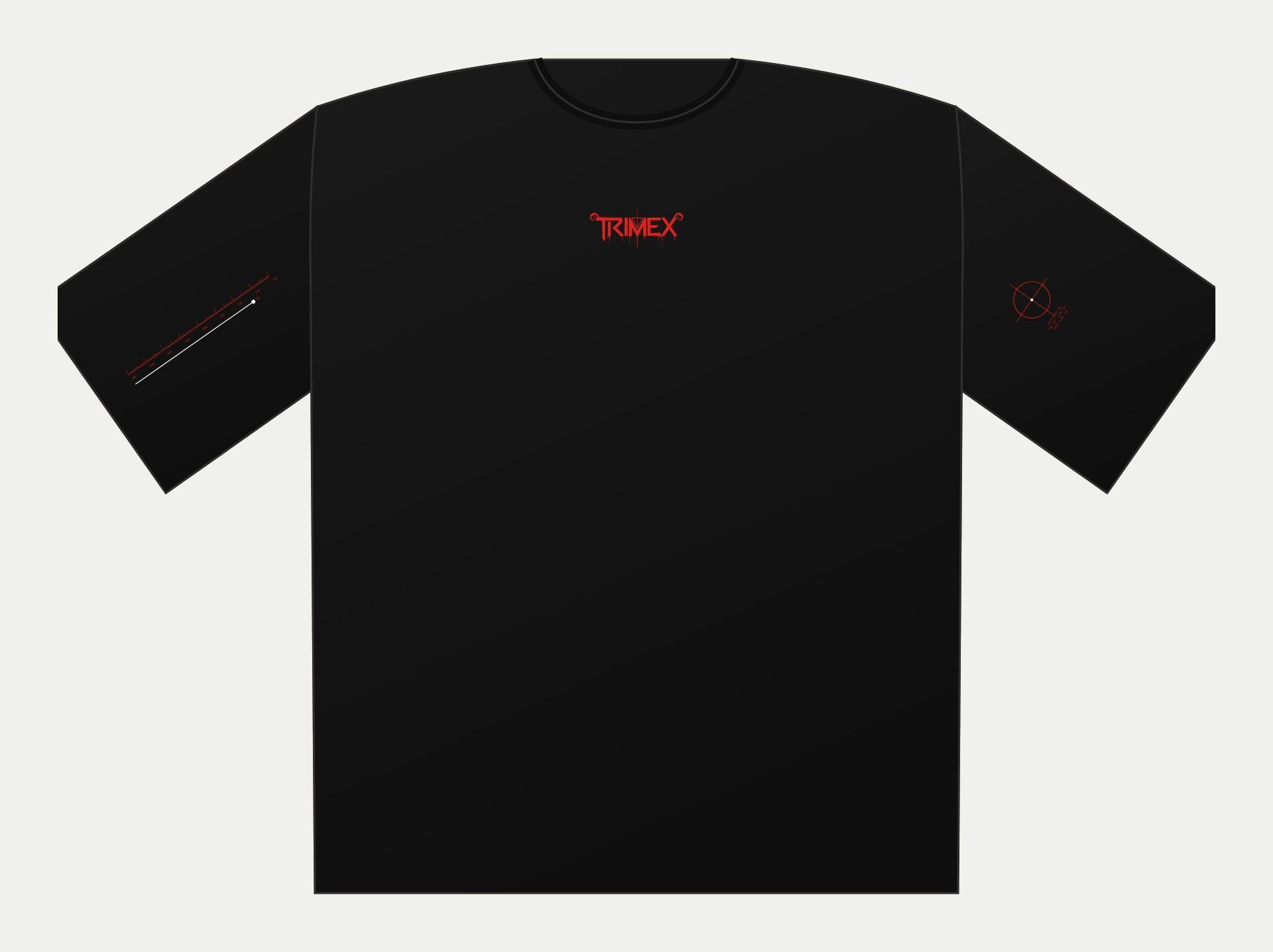 Plano de Polera oversize Procesión II, frente
