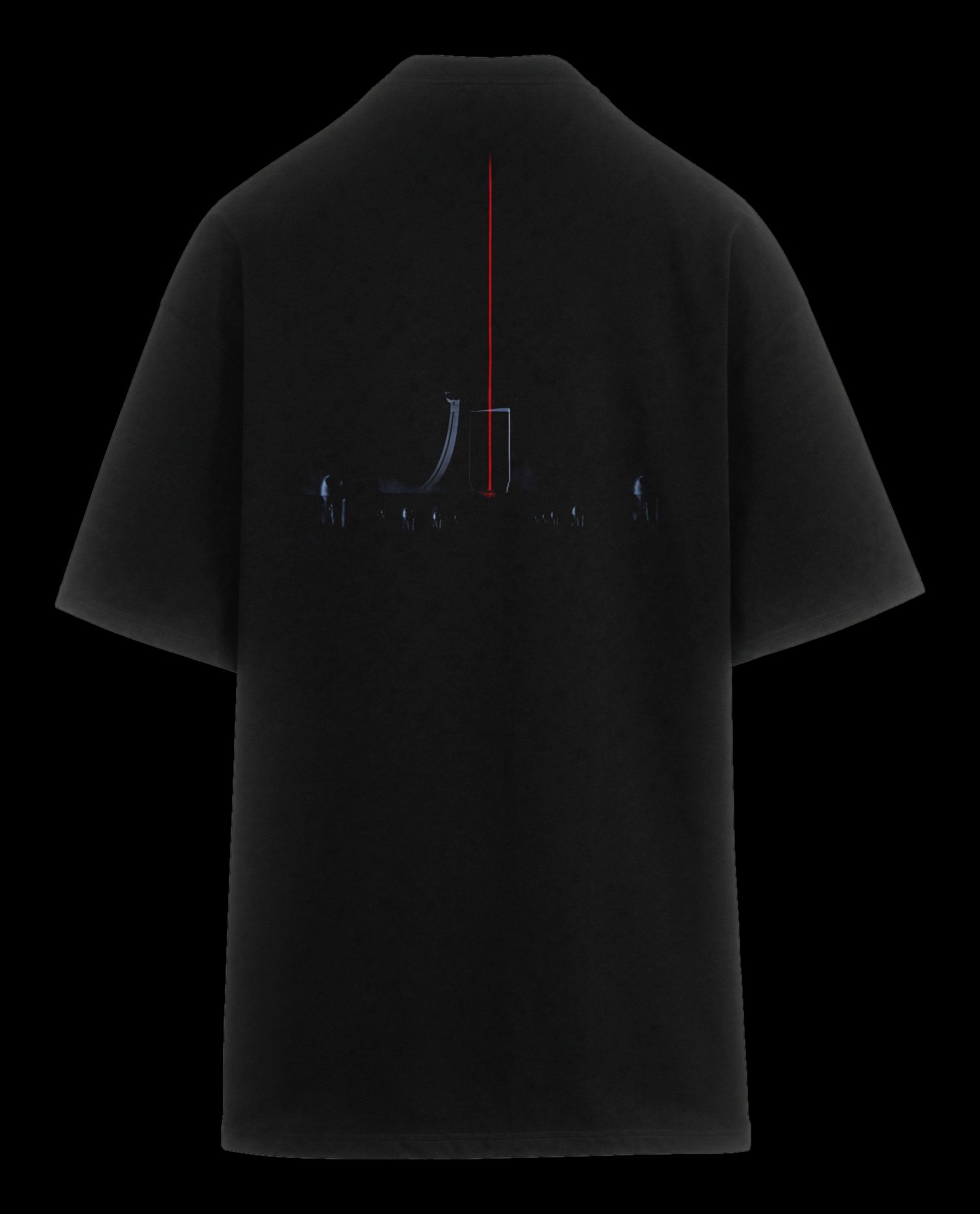 Polera oversize Procesión III, espalda