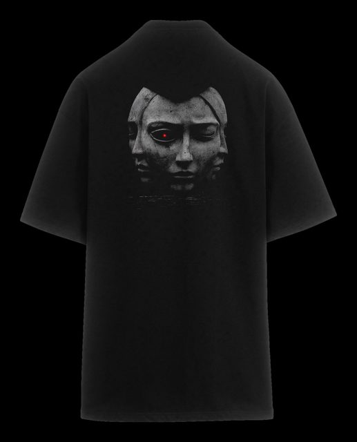 Polera oversize Rostro Triple