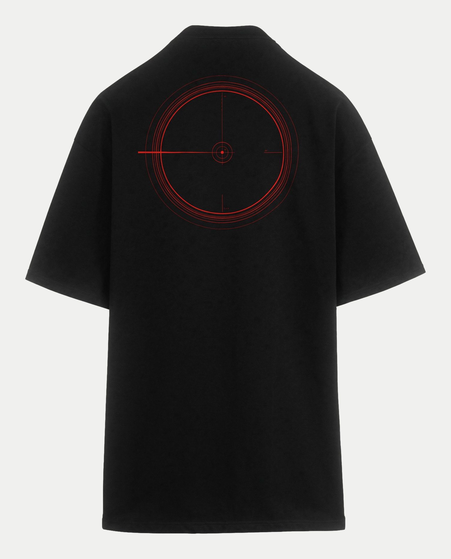 Polera oversize Void Eclipse, espalda