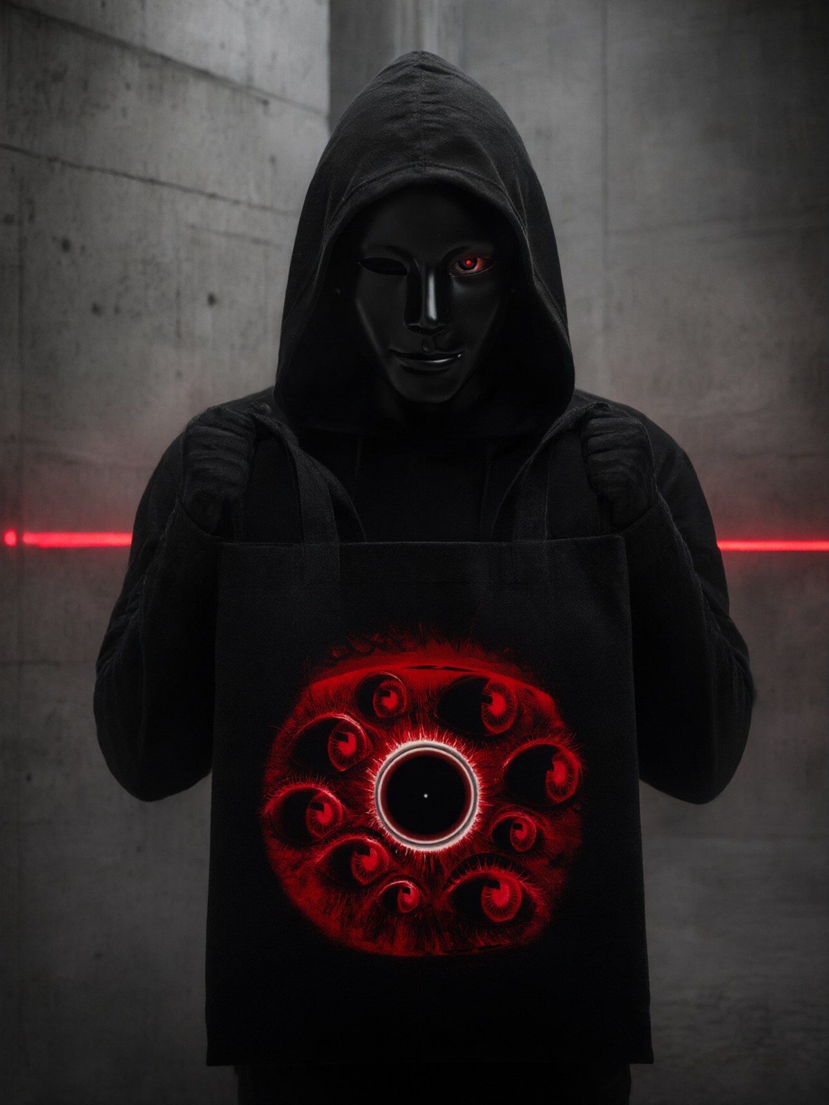 Imagen de ambiente de Tote bag Ojos