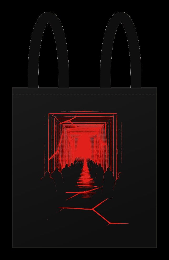 Plano de Tote bag Portal II, cara estampada
