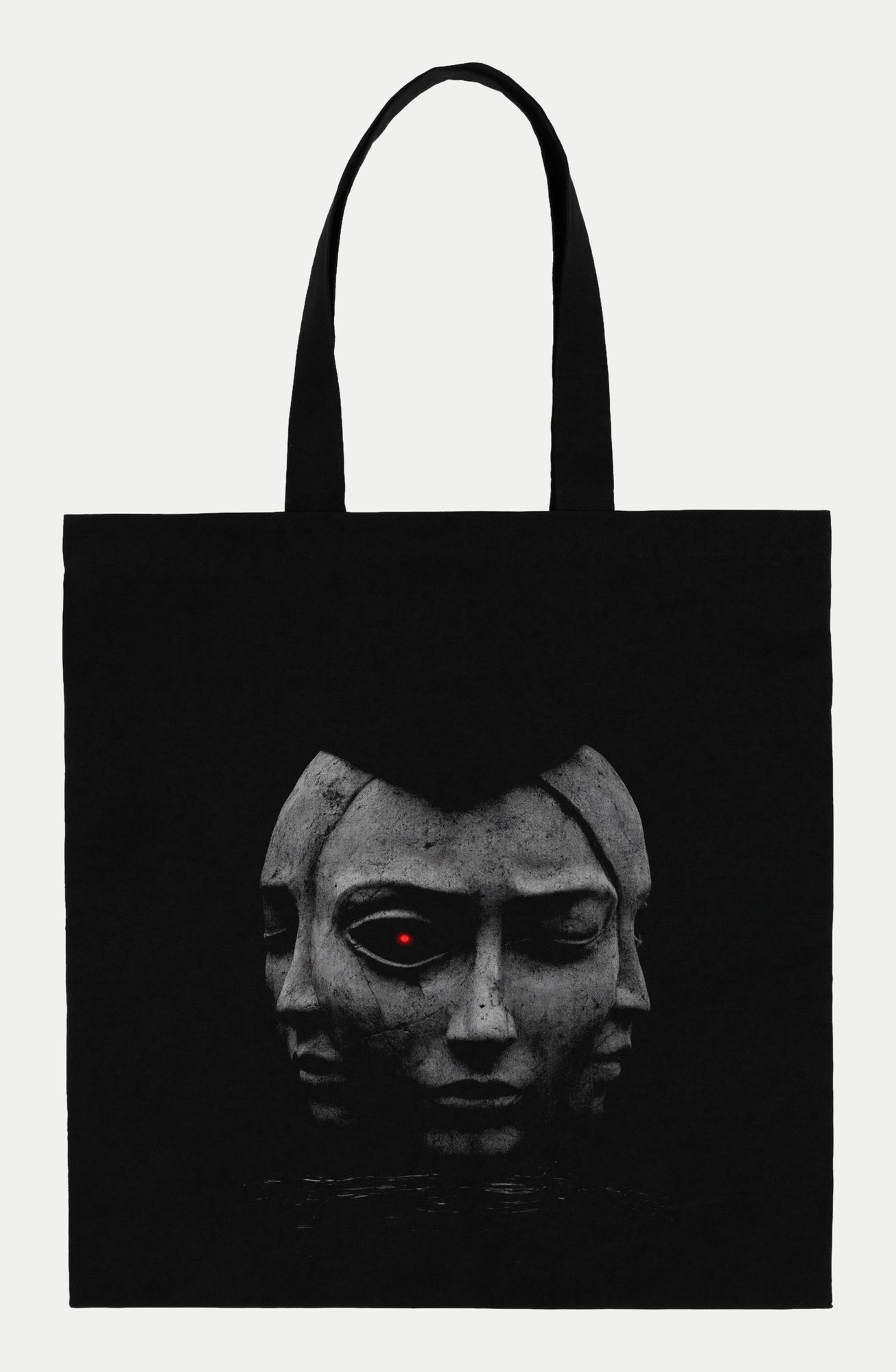 Tote bag Rostro Triple, cara estampada